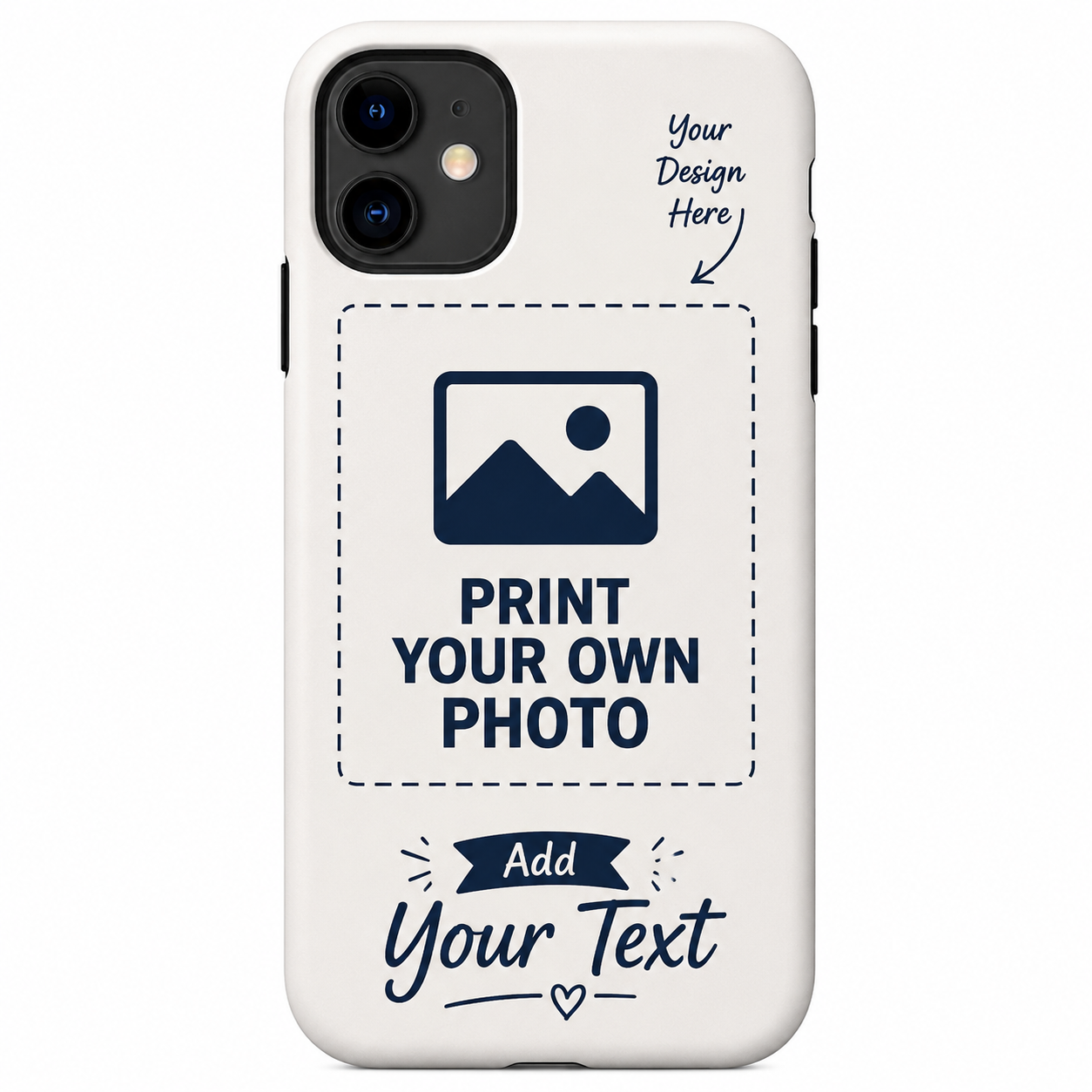 Personalized Phone Case - Custom Photo & Text Design | Durable Protection